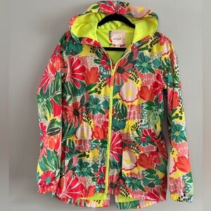 CAT & JACK Girls Floral Light Jacket (Lined) Size XL (14/16)